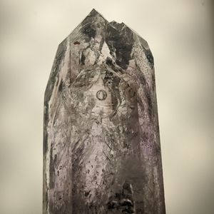 MOVING ENHYDRO Goboboseb light smoky amethyst quartz IG@QUARTZBLAZER